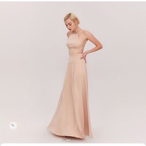 Fame and Partners Ada Dress Matte Champagne Size 2